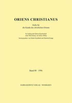 Kaufhold / Kropp |  Oriens Christianus 80 (1996) | Buch |  Sack Fachmedien