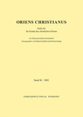 Kaufhold / Kropp |  Oriens Christianus 86 (2002) | Buch |  Sack Fachmedien