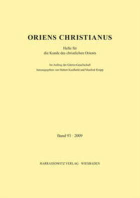 Kaufhold / Kropp |  Oriens Christianus 93 (2009) | Buch |  Sack Fachmedien