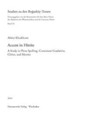 Kloekhorst |  Accent in Hittite | Buch |  Sack Fachmedien