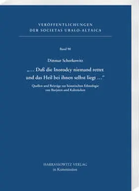 Schorkowitz |  „… Daß die &lt;i&gt;Inorodcy&lt;/i&gt; niemand rettet und das Heil bei ihnen selbst liegt …“ | Buch |  Sack Fachmedien