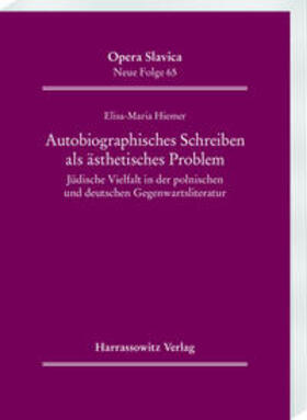 Hiemer |  Autobiographisches Schreiben als ästhetisches Problem | Buch |  Sack Fachmedien