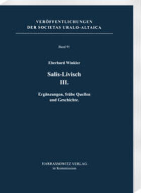 Winkler / Sjögren |  Salisch-Livisch III. | Buch |  Sack Fachmedien