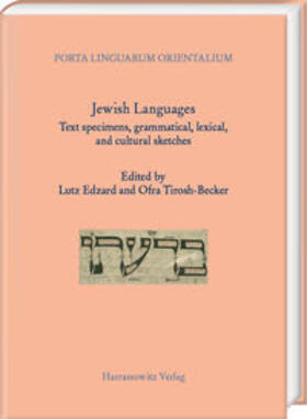 Edzard / Tirosh-Becker |  Jewish Languages | Buch |  Sack Fachmedien