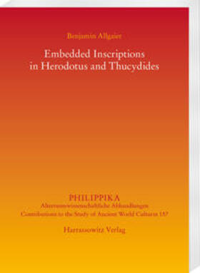 Allgaier |  Embedded Inscriptions in Herodotus and Thucydides | Buch |  Sack Fachmedien