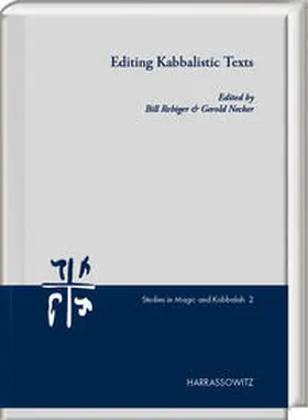 Rebiger / Necker |  Editing Kabbalistic Texts | Buch |  Sack Fachmedien