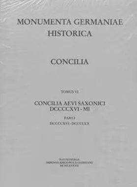 Hehl / Fuhrmann |  Die Konzilien Deutschlands und Reichsitaliens 916-1001, Teil 1: [916-960] | Buch |  Sack Fachmedien