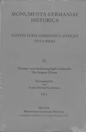 Kaufmann |  Glossen zum Sachsenspiegel-Lehnrecht. Die längere Glosse | Buch |  Sack Fachmedien