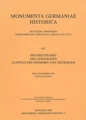 Naumann |  Die Kreuzfahrt des Landgrafen Ludwigs des Frommen von Thüringen | Buch |  Sack Fachmedien