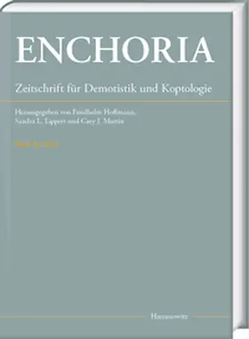 Hoffmann / Lippert / Martin |  Enchoria 38 (2024) | Buch |  Sack Fachmedien