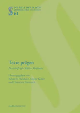 Hanshew / Koller / Prunitsch | Texte prägen | E-Book | sack.de