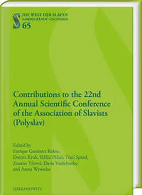 Gutierrez Rubio |  Contributions to the 22nd Annual Scientific Conference of the Association of Slavists (Polyslav) | eBook | Sack Fachmedien