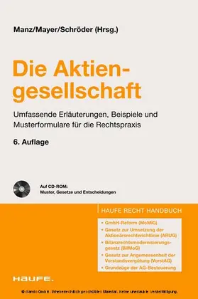 Schröder / Mayer / Manz |  Die Aktiengesellschaft. Berliner Rechtshandbücher | eBook | Sack Fachmedien