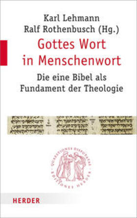 Lehmann / Rothenbusch |  Gottes Wort in Menschenwort | Buch |  Sack Fachmedien
