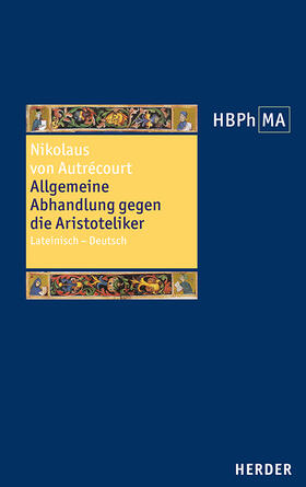 von Autrecourt |  Allgemeine Abhandlung gegen die Aristoteliker | Buch |  Sack Fachmedien