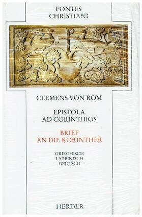  Epistola ad corinthios. Brief an die Korinther | Buch |  Sack Fachmedien