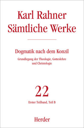 Rahner |  Dogmatik nach dem Konzil 1b | Buch |  Sack Fachmedien