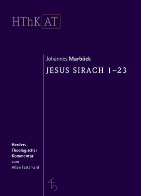 Marböck |  Marböck, J: Jesus Sirach 1 - 23 | Buch |  Sack Fachmedien