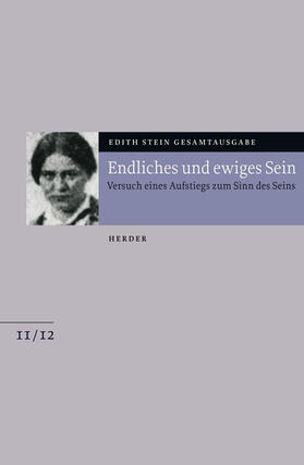 Stein |  Gesamtausgabe. Endliches und ewiges Sein 1 | Buch |  Sack Fachmedien