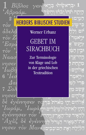 Urbanz |  Gebet im Sirachbuch | Buch |  Sack Fachmedien