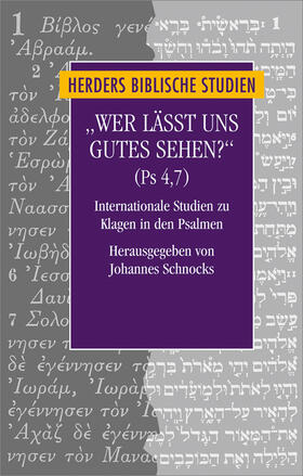 Schnocks | "Wer lässt uns Gutes sehen?" (Ps 4,7) | Buch | 978-3-451-34985-0 | sack.de