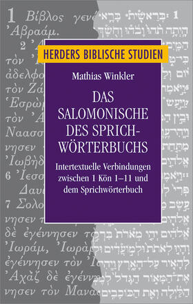 Winkler |  Das Salomonische des Sprichwörterbuchs | Buch |  Sack Fachmedien