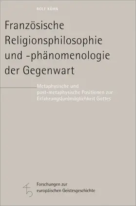 Kühn |  Französische Religionsphilosophie und -phänomenologie der Gegenwart | eBook | Sack Fachmedien