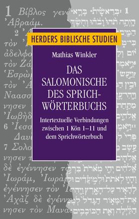 Winkler |  Das Salomonische des Sprichwörterbuchs | eBook | Sack Fachmedien