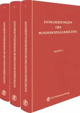  Entscheidungen des Bundessozialgerichts / Entscheidungen des Bundessozialgerichts | Buch |  Sack Fachmedien