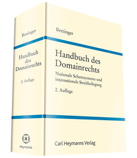 Bettinger | Handbuch des Domainrechts | Buch | 978-3-452-28261-3 | sack.de