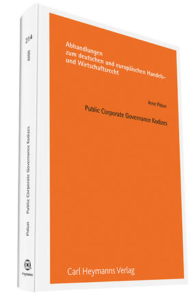 Pidun |  Public Corporate Governance Kodizes | Buch |  Sack Fachmedien