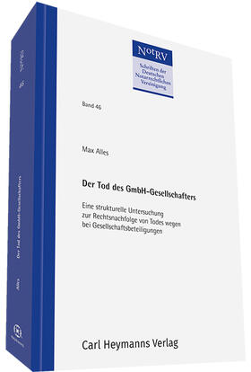 Alles |  Der Tod des GmbH-Gesellschafters | Buch |  Sack Fachmedien