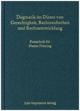 Brinkmann / Effer-Uhe / Völzmann-Stickelbrock |  Dogmatik im Dienst von Gerechtigkeit, Rechtssicherheit | Buch |  Sack Fachmedien