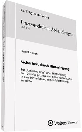 Könen |  Sicherheit durch Hinterlegung (PA 136) | Buch |  Sack Fachmedien