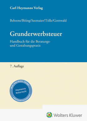 Behrens / Böing / Seemaier |  Grunderwerbsteuer | Buch |  Sack Fachmedien