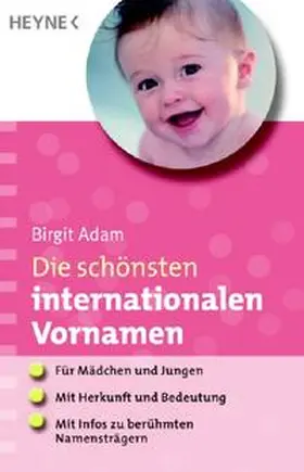 Adam |  Die schönsten internationalen Vornamen | Buch |  Sack Fachmedien