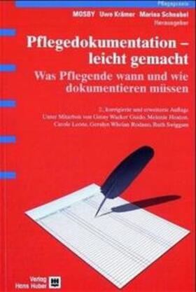 MOSBY / Krämer / Schnabel |  Pflegedokumentation - leicht gemacht | Buch |  Sack Fachmedien