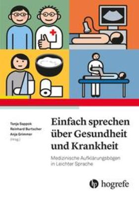 Sappok / Burtscher / Grimmer |  Einfach Sprechen über Gesundheit und Krankheit | Buch |  Sack Fachmedien