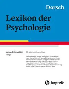 Wirtz |  Dorsch - Lexikon der Psychologie | Buch |  Sack Fachmedien