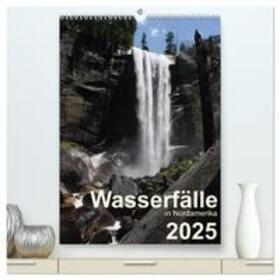 Zimmermann / CALVENDO |  Wasserfälle in Nordamerika 2025 (hochwertiger Premium Wandkalender 2025 DIN A2 hoch), Kunstdruck in Hochglanz | Sonstiges |  Sack Fachmedien