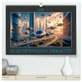 Braun / CALVENDO |  Zukunftsvision Megacity (hochwertiger Premium Wandkalender 2025 DIN A2 quer), Kunstdruck in Hochglanz | Sonstiges |  Sack Fachmedien