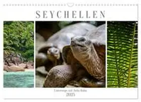 Hahn / CALVENDO |  Seychellen - unterwegs mit Julia Hahn (Wandkalender 2025 DIN A3 quer), CALVENDO Monatskalender | Sonstiges |  Sack Fachmedien