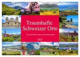 Kramer / CALVENDO |  Traumhafte Schweizer Orte (Wandkalender 2025 DIN A4 quer), CALVENDO Monatskalender | Sonstiges |  Sack Fachmedien