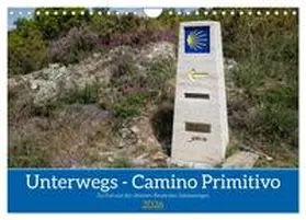 Ludwig / CALVENDO |  Unterwegs - Camino Primitivo. Zu Fuß auf der ältesten Route des Jakobsweges (Wandkalender 2026 DIN A4 quer), CALVENDO Monatskalender | Sonstiges |  Sack Fachmedien