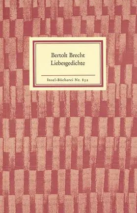 Brecht |  Liebesgedichte | Buch |  Sack Fachmedien