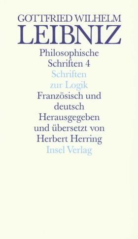 Leibniz / Herring |  Philosophische Schriften. Französisch und deutsch. Vier in sechs Bänden | Buch |  Sack Fachmedien