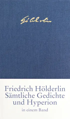 Schmidt / Hölderlin |  Sämtliche Gedichte und >Hyperion< | Buch |  Sack Fachmedien