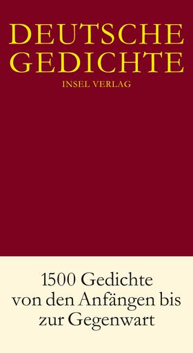Simm |  Deutsche Gedichte in einem Band | Buch |  Sack Fachmedien