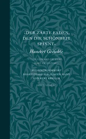 Vere, Earl of Oxford |  »Der zarte Faden, den die Schönheit spinnt« | Buch |  Sack Fachmedien