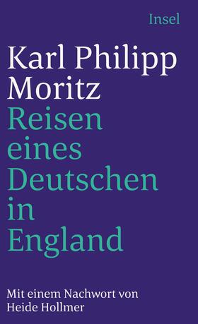 Moritz |  Reisen eines Deutschen in England im Jahr 1782 | Buch |  Sack Fachmedien